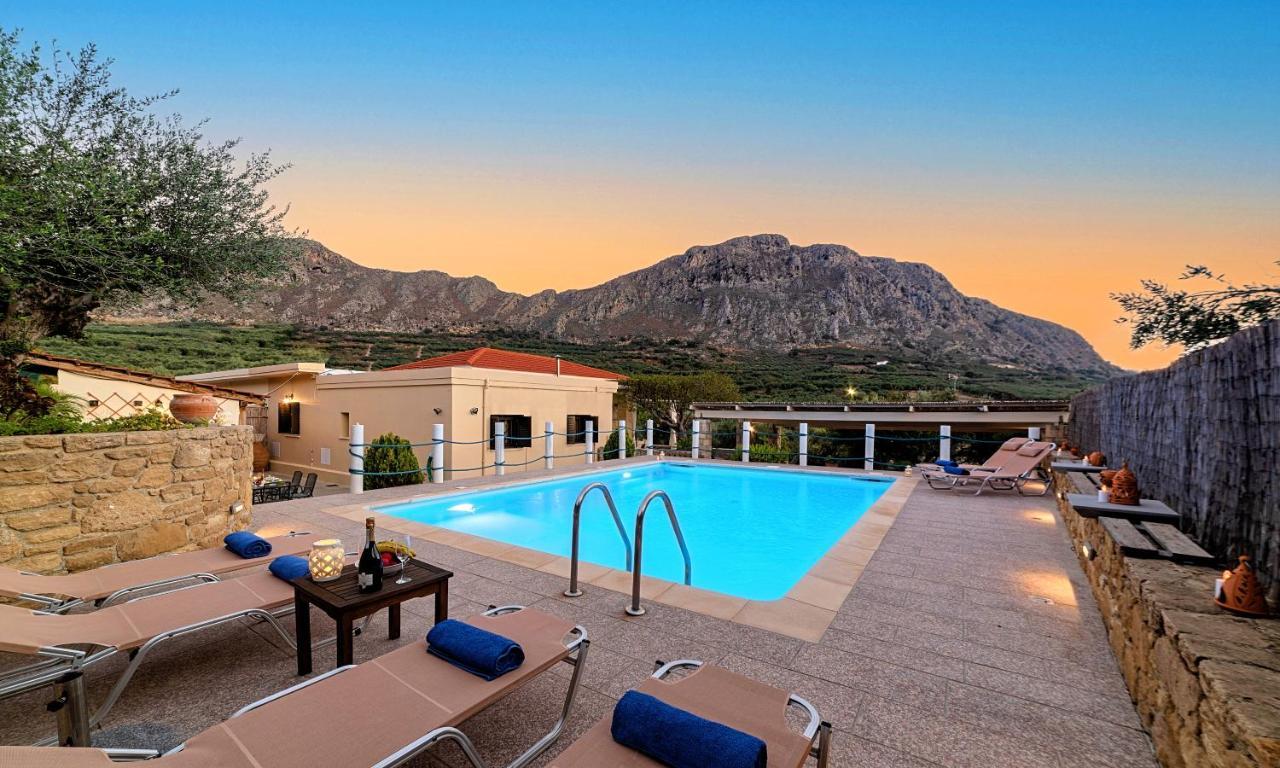 Cretan Kera Villa Heated Pool Εξωτερικό φωτογραφία