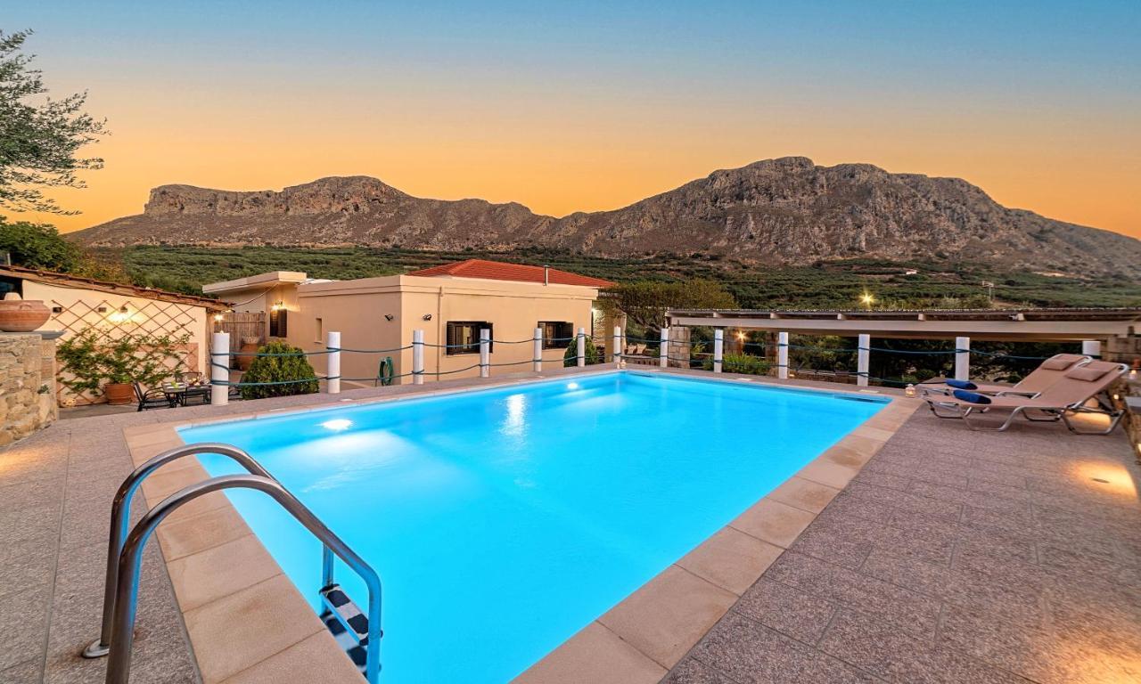Cretan Kera Villa Heated Pool Εξωτερικό φωτογραφία
